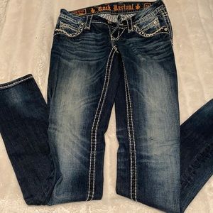 Rock revival denim jean